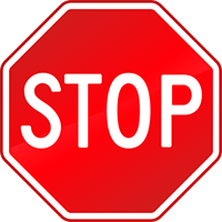 stop sign